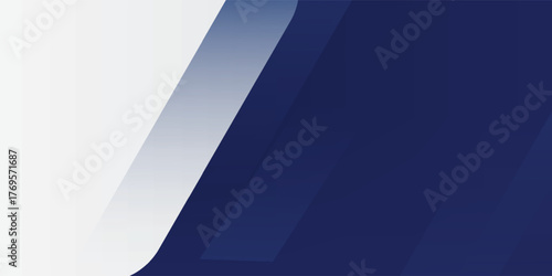 Slant Tech Dark Blue Abstract Memphis Geometric Wide Banner Design Background. eps 10