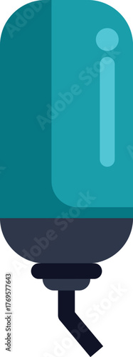 Illustration featuring a modern electric water heater, emphasizing its role in providing a reliable hot water supply for household purposes