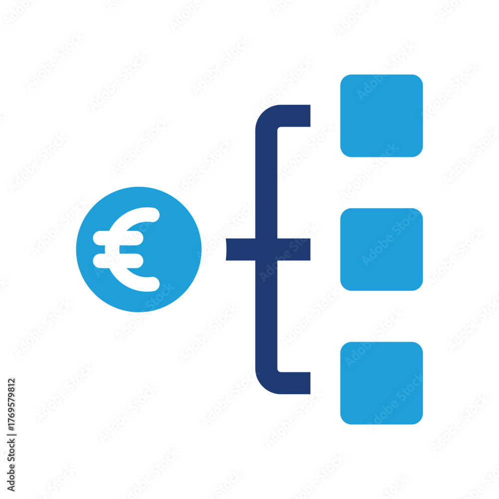 Obraz premium Budget icon