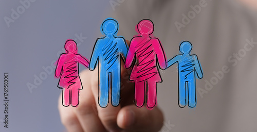 Symbolic image of family co...