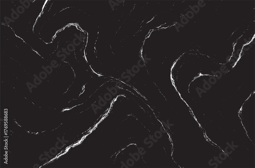 Wallpaper Mural Elegant Black Marble Texture Background – Dark Abstract Stone Surface Design for Modern Art Torontodigital.ca