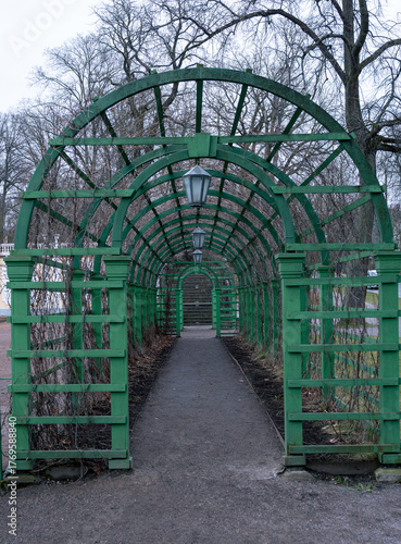 green gate in the park