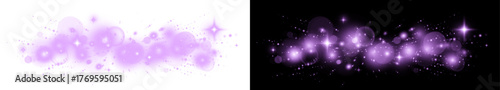 Festive glow and magical shine create a luxurious holiday atmosphere. Glistering stardust with sparkling light.