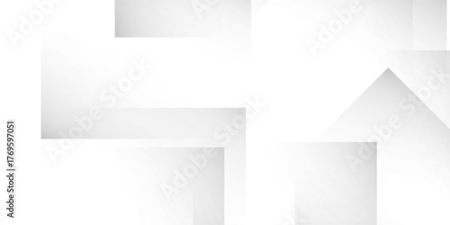 Abstract Geometric modern white and gray color . Modern and Creative Trend design modern white. futuristic technology concept