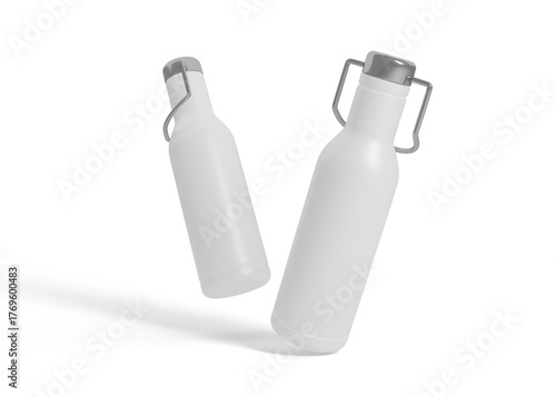 Wallpaper Mural Stainless Steel Tin Bottle Mockup for Packaging Torontodigital.ca