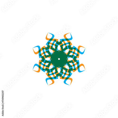 Star shine logo and design vector