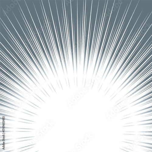 Speed Lines Comic Book Design Element Vector Illustration