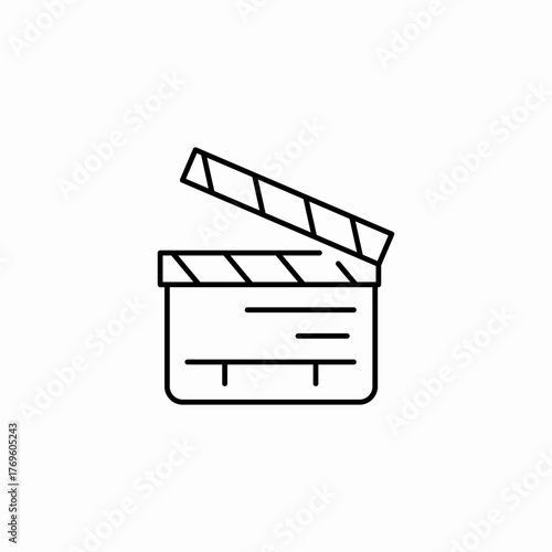 film movie action icon sign vector