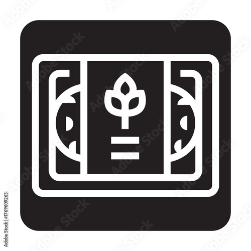 plant based meat black line icon for digital and print projects.  Minimal clean icons for apps and websites.