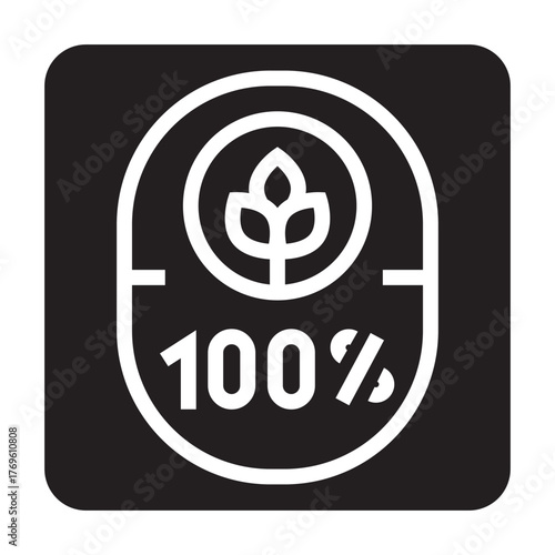 clean label black line icon for digital and print projects.  Minimal clean icons for apps and websites.