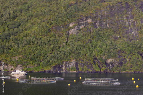 Lachsfarm in Norwegen