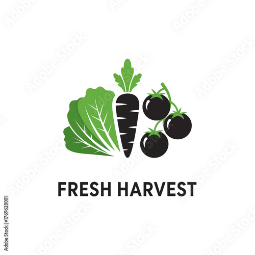 Fresh Harvest Organic Produce Logo