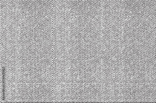 Vector fabric texture. Distressed texture of weaving fabric. Grunge background. Abstract halftone vector illustration. Overlay to create interesting effect and depth. Black isolated on white. EPS10.