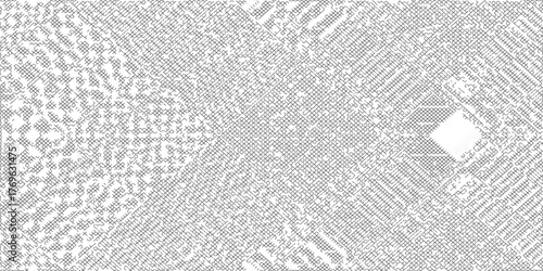 Vector fabric texture. Distressed texture of weaving fabric. Grunge background. Abstract halftone vector illustration. Overlay to create interesting effect and depth. Black isolated on white. EPS10.