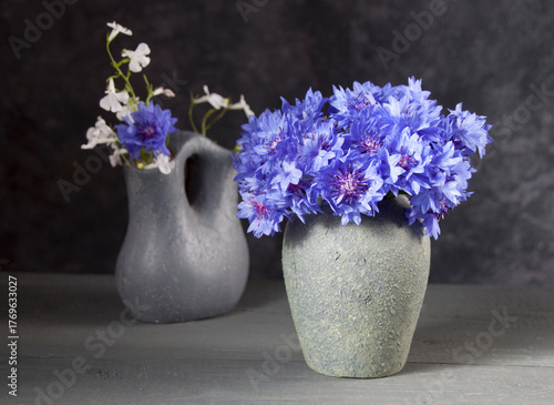 Bouquet of Blue Cornflowers
