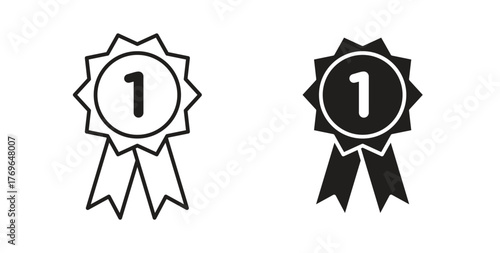 Badge icon simple flat trend modern graphic design abstract logotype