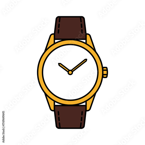 Stylish Wristwatch Illustration