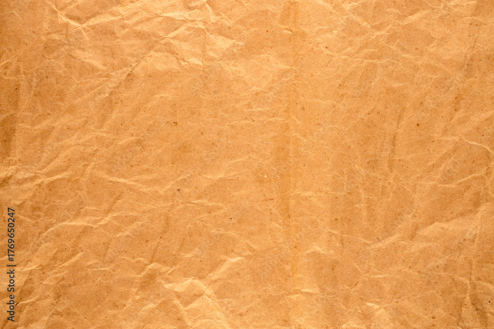 Fototapeta premium Kraft paper, macro, top view.