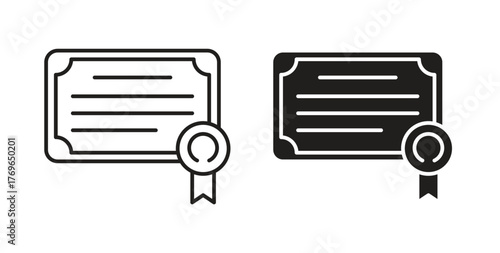 Diploma icon simple flat trend modern graphic design abstract logotype