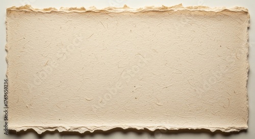 Handmade paper with deckled edges ideal for crafting and creative projects
