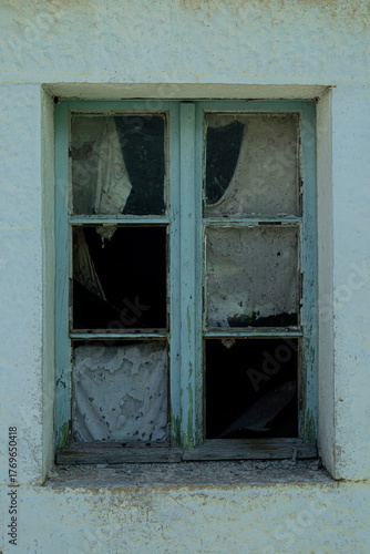 Window of an old abandoned building