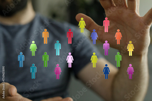 Image of colorful human fig...