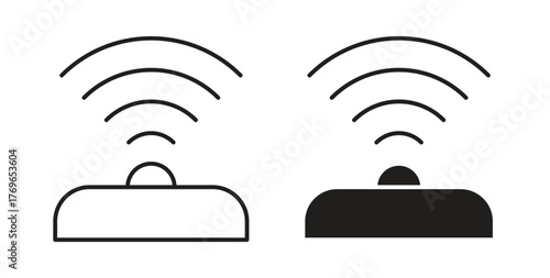 Sensor icon simple flat trend modern graphic design abstract logotype