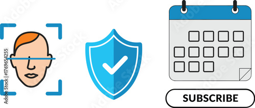 Modern Face Recognition Technology for Secure Subscription Access, Protecting Data and Privacy, Scheduled Updates, Future Innovation, User Authentication in a Digital Business World, Biometric Cyber S