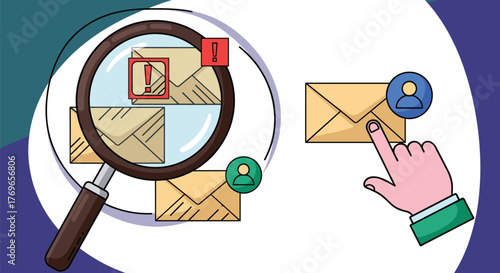 Checking Email for Important Notifications - Searching Through Mailbox for Urgent Communications and Filtering Priority Messages in a Modern Office Setting for Efficient Workflow Management (199/200 c