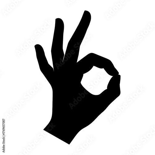 Black silhouette of a raised fist symbolizing empowerment and resistance