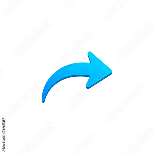 Vibrant solid blue arrow icon showing direction forward and progress Free Download Vibrant solid blue arrow icon showing direction forward and progress - GFXLoad