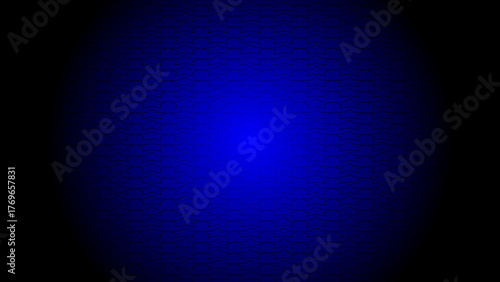 Deep blue gradient background, a dark and mysterious abstract design element