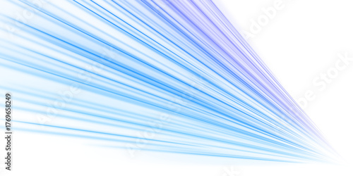 PNG urban highway with blue neon streaks and glowing motion blur. Dynamic twisting lines create futuristic energy. Ideal vector for night speed and digital design.