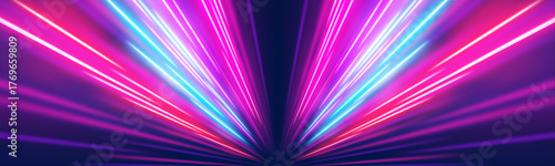 PNG neon red and purple light motion vector, swirling energy beam and car trail effect, designed for speed, nightlife, and modern drive style.