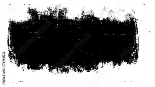 grunge ink splat frame. grunge rectangular textures. 