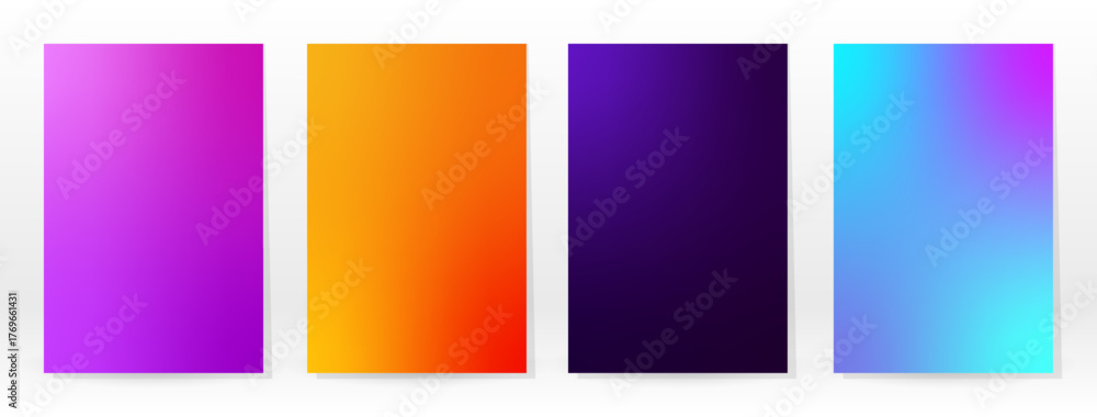 Naklejka premium set of colorful banners