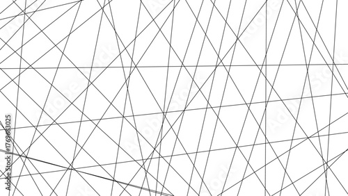 Random geometric line pattern on a transparent background. Random line low poly pattern. abstract seamless line vector. Random chaotic lines abstract geometric patterns of modern design.