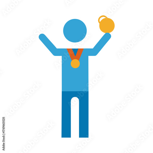 Professional Excellence Award Star Badge Recognition Vector Illustration