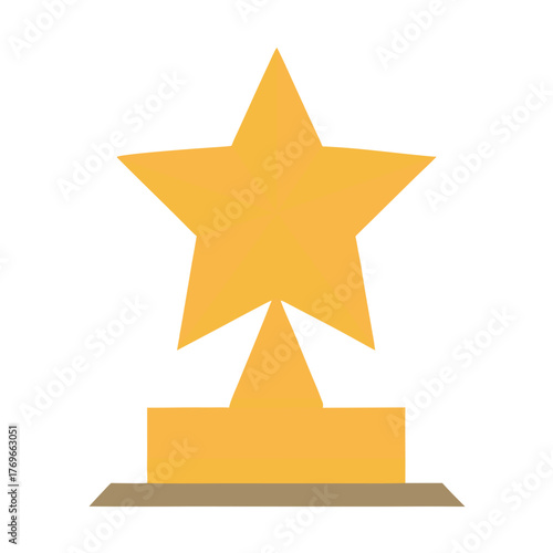 Success Achievement Medal Honor Recognition Badge Vector Illustration