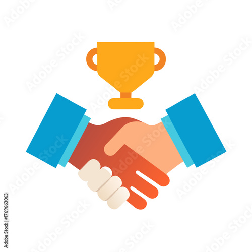 Professional Achievement Badge Honor Medal Award Vector Illustration