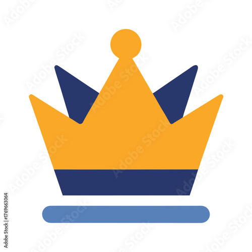 Champion Victory Crown Royal Winner Success Vector Illustration