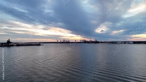 Wallpaper Mural Aerial Footage of Port of Norfolk Torontodigital.ca