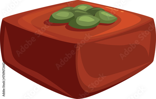 Fresh tuna sashimi, glistening with a vibrant red hue, topped with wasabi and sesame seeds, inviting a delightful culinary experience
