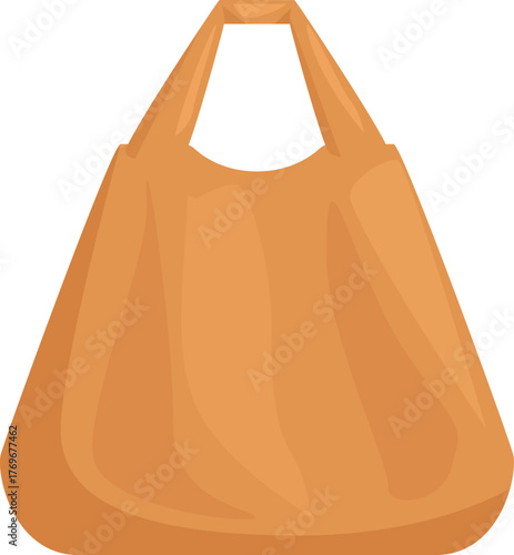 Reusable shopping bag promoting sustainable practices and reducing plastic waste