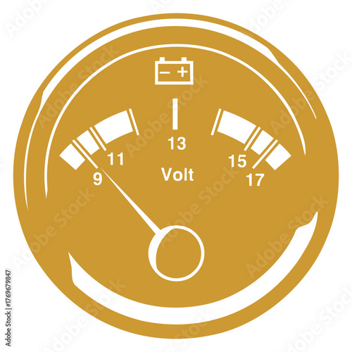 Voltage Meter Icon