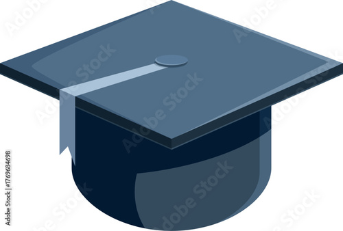 Graduation cap symbolizing academic success, knowledge, and the culmination of studies