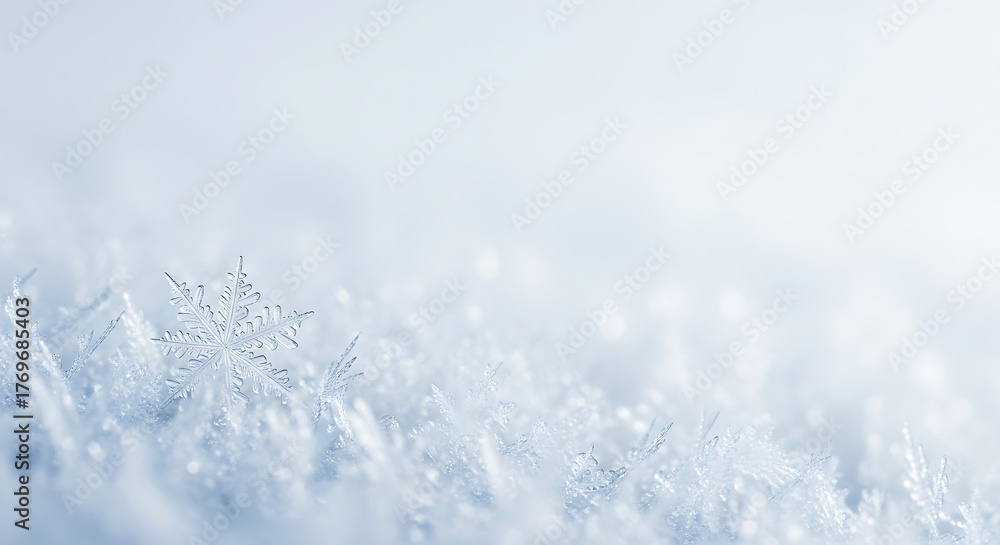 Obraz premium Mountain peak landscape winter snow