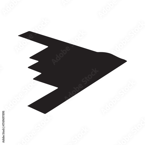 6th-generation fighter jet plane, Stealth Bomber silhouette, military air force, and advanced aviation defense system technology of the USA.
