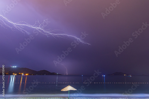 Go to Fethiye to watch the lightning flashing in the sky