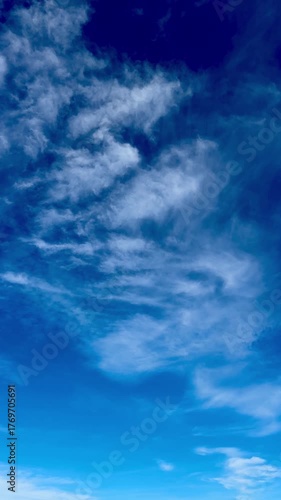 blue sky with clouds